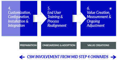 Practical CSM Involvement from Mid Step 4 Onwards
