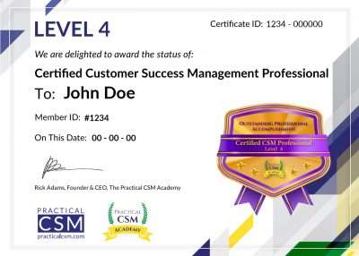 Four Certification Levels to Attain Practical CSM