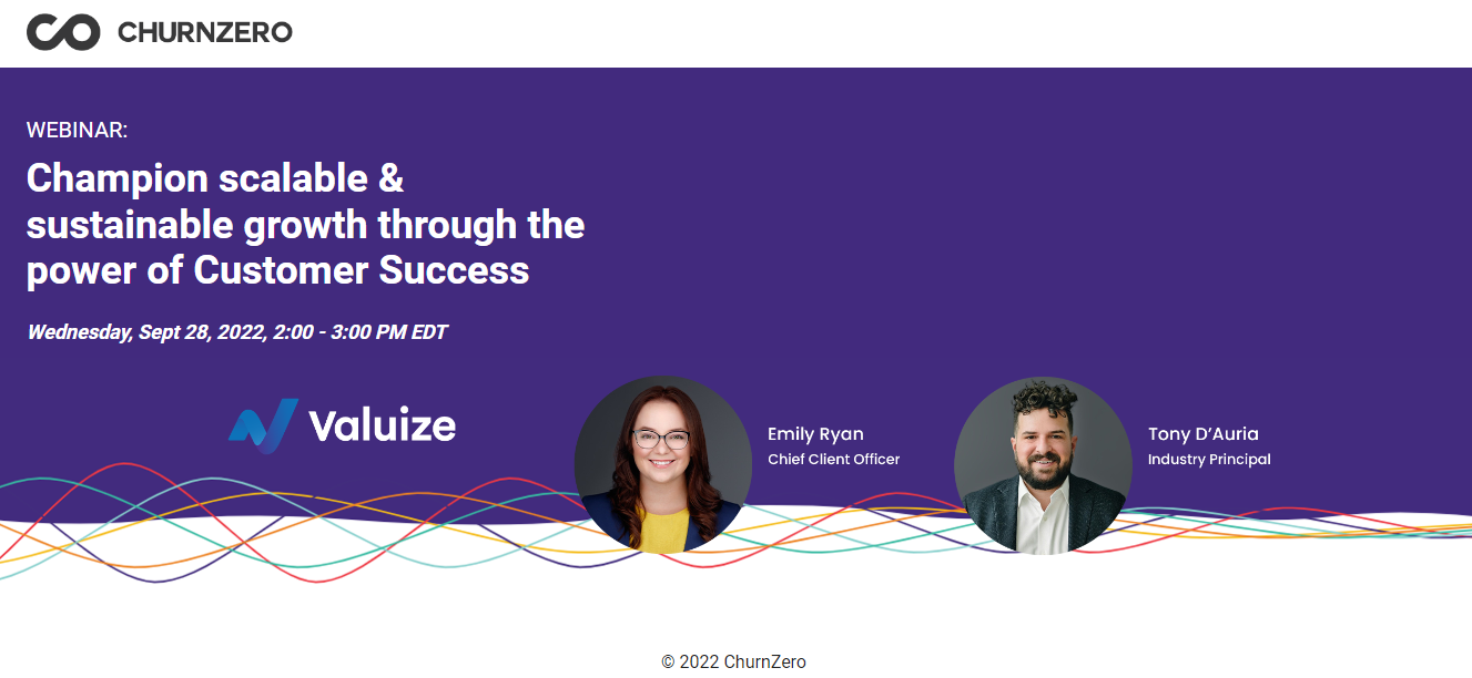 Practical CSM Webinar Champion scalable & Sustainable growth through the power of Customer Success