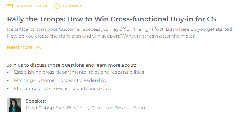 Practical CSM Rally the Troops: How to Win Cross-functional Buy-in for CS