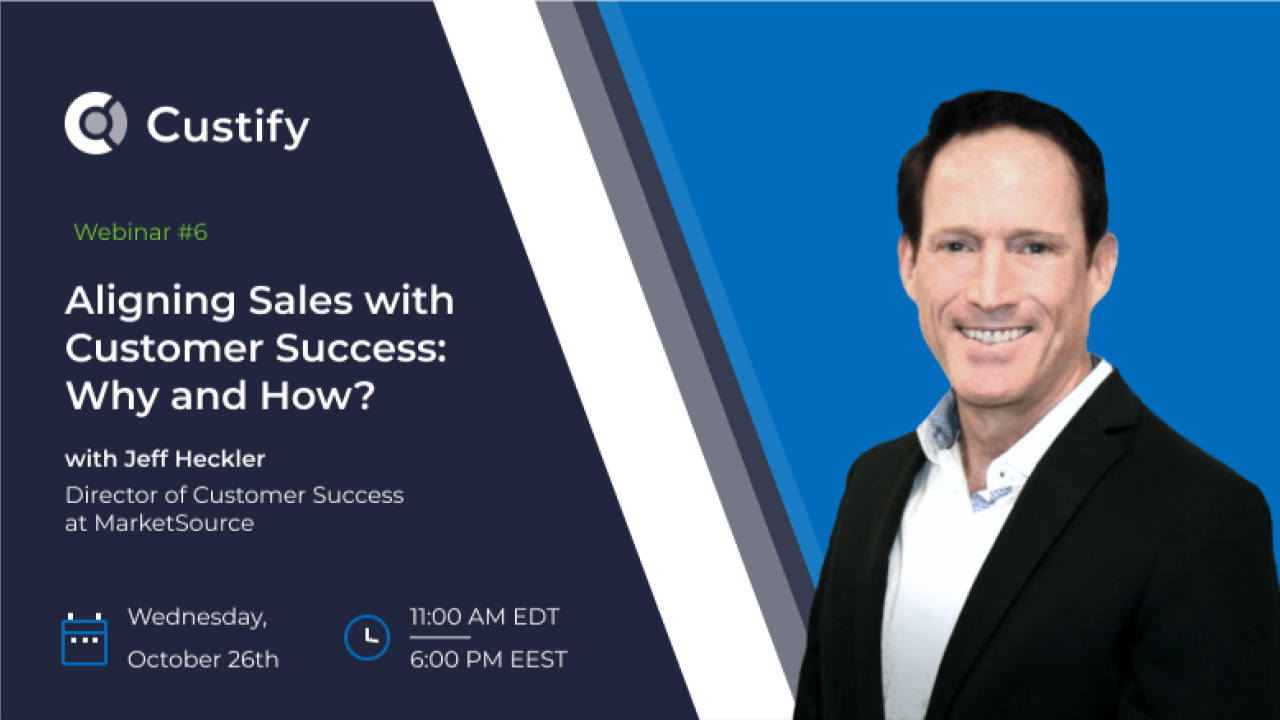 Webinar Aligning Sales with Customer Success