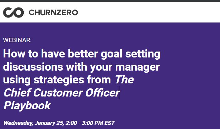 How to have better goal setting discussions with your manager using strategies from The Chief Customer Officer Playbook