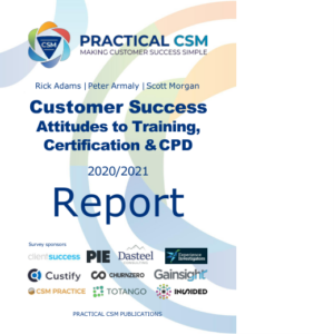 Cover: Customer Success Attitudes to Training, Certification and CPD: 2020/2021 Report