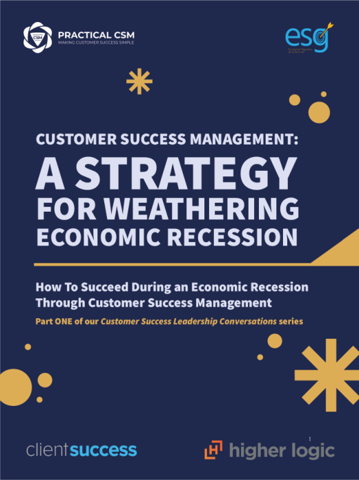 Cover of Customer Success Management: A Strategy for Weathering Economic Recession