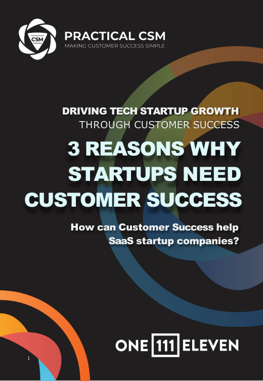 Cover of 3 Reasons Why Startups Need Customer Success