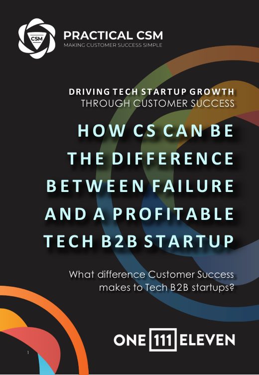 Cover of How CS Can Be the Difference Between Failure and a Profitable Tech B2B Startup